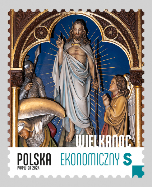 Znaczek polski na Wielkanoc 2024 roku