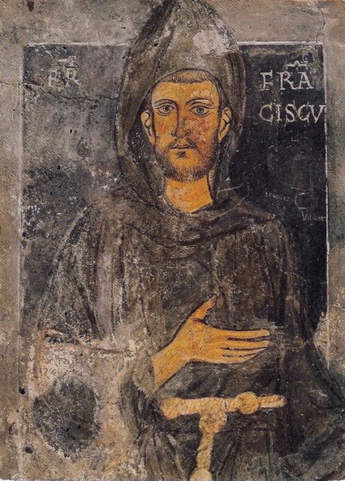 Fresk Maestro di San Gregorio w opactwie benedyktyńskim w Subiaco (1228–1229)