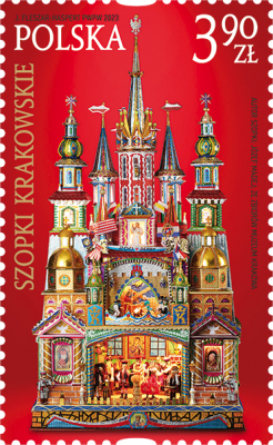 Znaczek pocztowy Szopki Krakowskie 